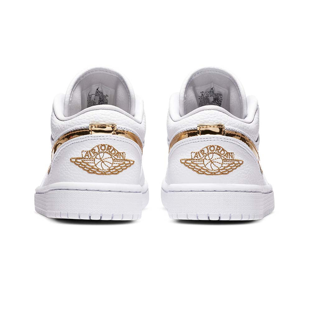 Air Jordan 1 Retro Low WMNS 'White Metallic Gold'