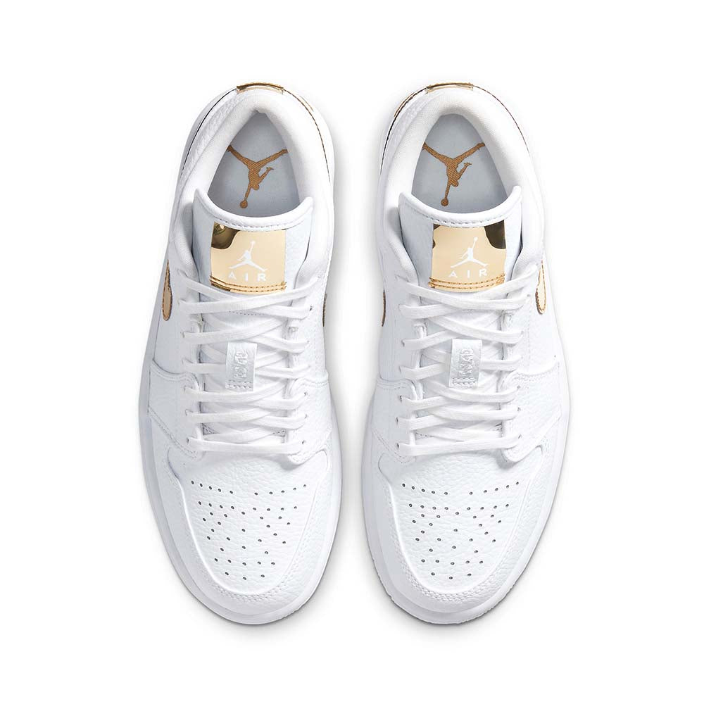 Air Jordan 1 Retro Low WMNS 'White Metallic Gold'