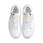 Air Jordan 1 Retro Low WMNS 'White Metallic Gold'