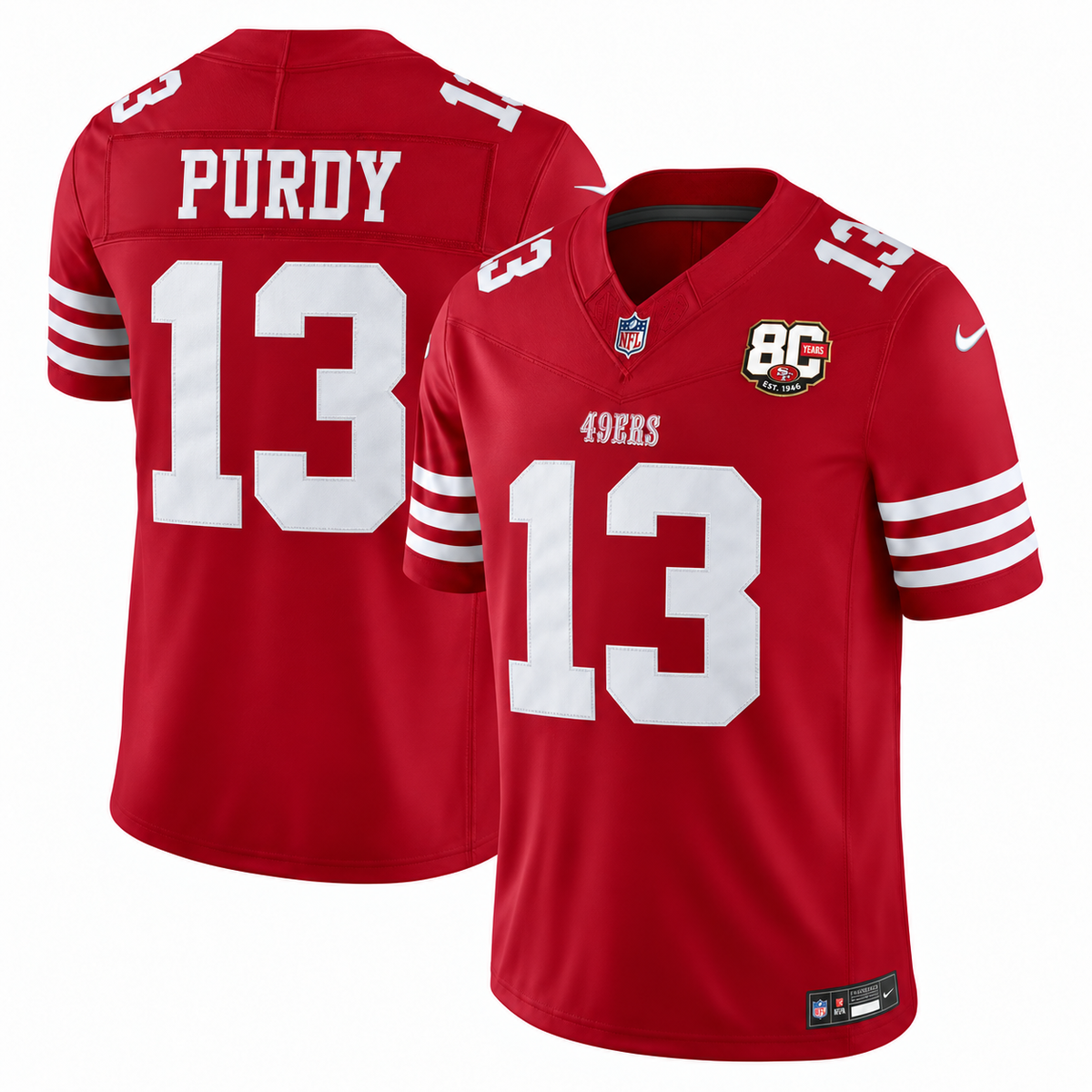 Men's San Francisco 49ers Team Vapor F.U.S.E. Stitched Limited Jersey