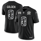 Men's Matthew Golden Green Bay Packers 2026 Salute to Service Stitched Limited Jersey - Black