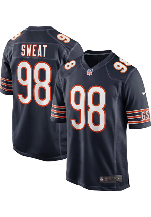 Montez Sweat Chicago Bears Navy Blue Home Football Jersey