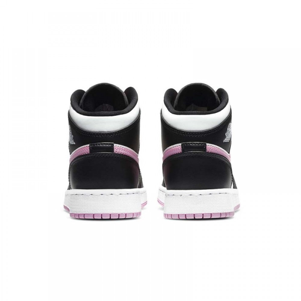 AIR JORDAN 1 MID GS 'WHITE LIGHT ARCTIC PINK'