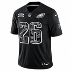 Men’s Saquon Barkley #26 Philadelphia Eagles Salute to Service Football Fan Jersey – Black