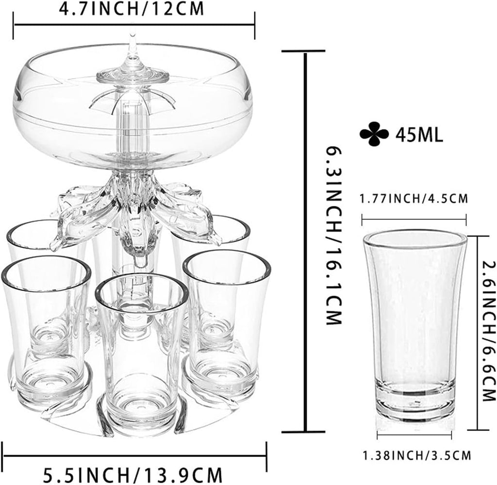 (💥HOT SALE-40% OFF💥)2026 New 6 Shot Liquor Dispenser