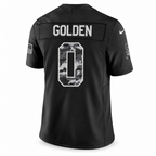 Men's Matthew Golden Green Bay Packers 2026 Salute to Service Stitched Limited Jersey - Black