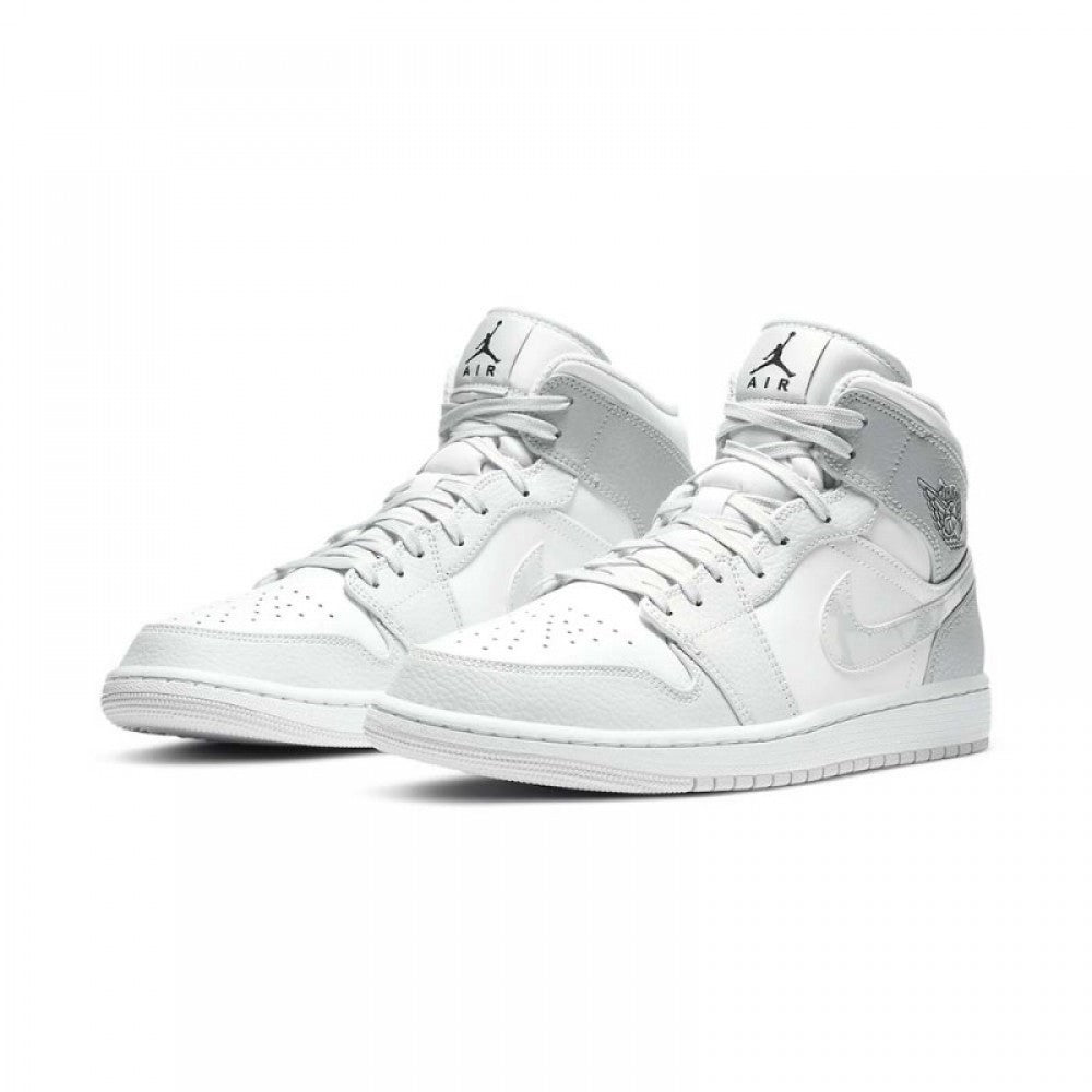 AIR JORDAN 1 MID 'SWOOSH LOGO - GREY CAMO'