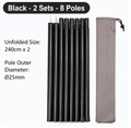 2.4m Shade Cloth Pole Set (2 PCS)