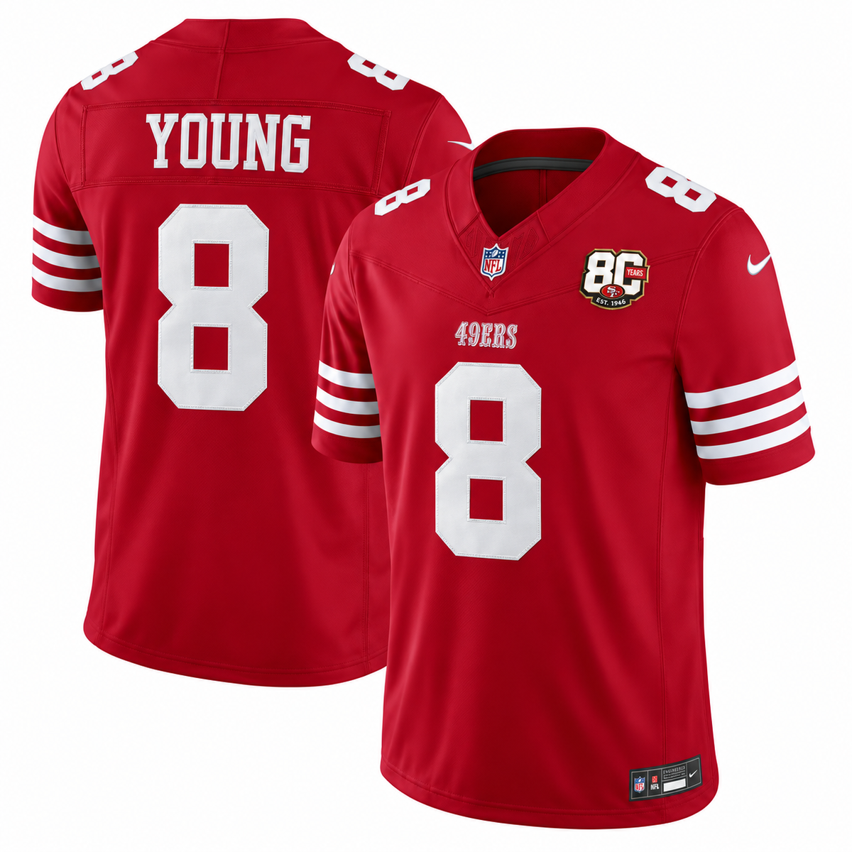 Men's San Francisco 49ers Team Vapor F.U.S.E. Stitched Limited Jersey
