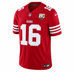 Men's Joe Montana #16 San Francisco 49ers Team Vapor F.U.S.E. Stitched Limited Jersey