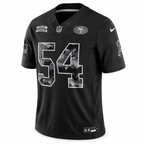 Men’s Fred Warner #54 San Francisco 49ers 2026 Salute to Service Stitched Limited Jersey – Black