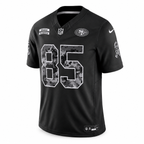 Men’s George Kittle #85 San Francisco 49ers 2026 Salute to Service Stitched Limited Jersey – Black