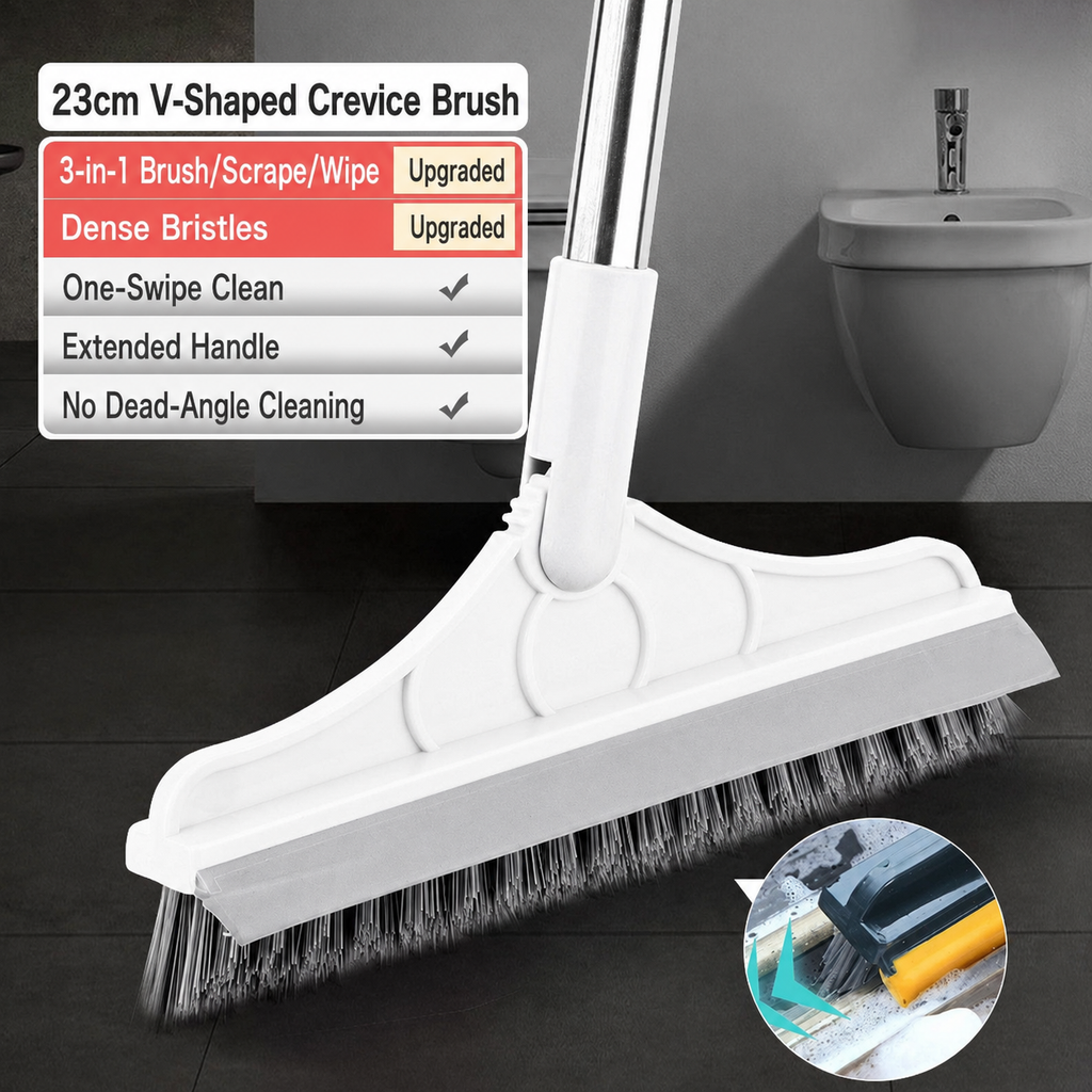 2-in-1 Floor Brush – Deep Cleaning for Corners & Joints