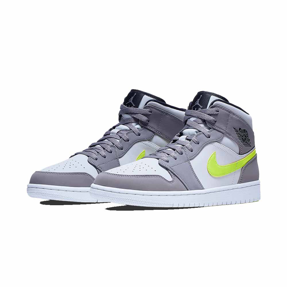 Jordan Air Jordan 1 Mid 'Grey Volt'