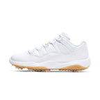 Air Jordan 11 Low Golf 'White Metallic Gold'