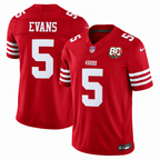 Men's Mike Evans #5 San Francisco 49ers Team Vapor F.U.S.E. Stitched Limited Jersey