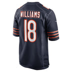 Chicago Bears Home Game Jersey - Navy - Caleb Williams - Mens