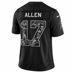 Men’s Josh Allen #17 Buffalo Bills 2026 Salute to Service Stitched Limited Jersey – Black