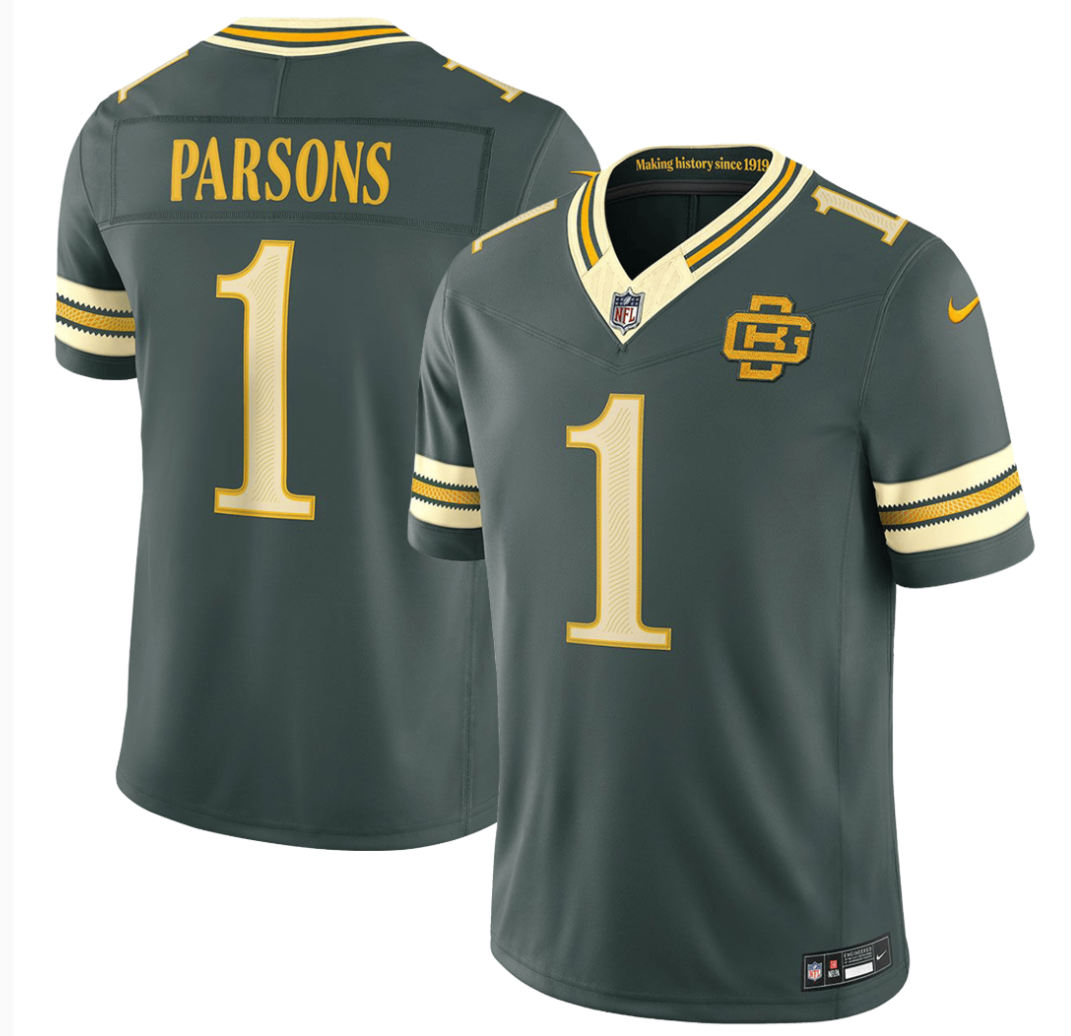 Men's Packers Green 2026 “Rivalries” Vapor Limited Stitched Jersey All Player