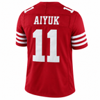 Men's Brandon Aiyuk #11 San Francisco 49ers Team Vapor F.U.S.E. Stitched Limited Jersey