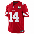Men's Ricky Pearsall #14 San Francisco 49ers Team Vapor F.U.S.E. Stitched Limited Jersey