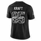 Men's Tucker Kraft Green Bay Packers 2026 Salute to Service Stitched Limited Jersey - Black