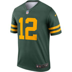 Men's Green Bay Packers Aaron Rodgers Green Alternate Legend Player Performance Top