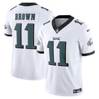 Men's A.J. Brown White Philadelphia Eagles Vapor F.U.S.E. Limited Jersey