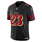Christian McCaffrey San Francisco 49ers Rivalries Collection Stitched Limited Jersey - Black