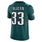 Men's Philadelphia Eagles Cooper DeJean Kelly Green Alternate Vapor F.U.S.E. Stitched Limited Jersey
