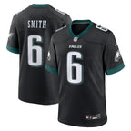 Men's DeVonta Smith Black Philadelphia Eagles Alternate Game Jersey