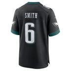 Men's DeVonta Smith Black Philadelphia Eagles Alternate Game Jersey