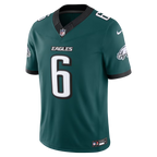 Men's Philadelphia Eagles DeVonta Smith Midnight Green Team Vapor F.U.S.E. Stitched Limited Jersey