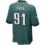 Men's Fletcher Cox Midnight Green Philadelphia Eagles Game Player - Jersey