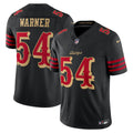 Men's Fred Warner San Francisco 49ers Rivalries Collection Stitched Limited Jersey - Black
