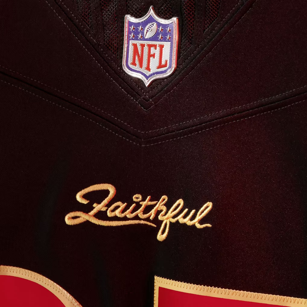 Men's Fred Warner San Francisco 49ers Rivalries Collection Stitched Limited Jersey - Black