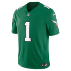 Men's Philadelphia Eagles Jalen Hurts Black Alternate Vapor F.U.S.E. Stitched Limited Jersey