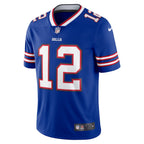 Men's Buffalo Bills Jim Kelly Royal '90s Throwback Retired Player Limited Jersey
