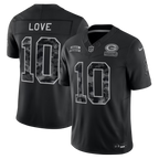 Men's Jordan Love Green Bay Packers 2026 Salute to Service Stitched Limited Jersey - Black