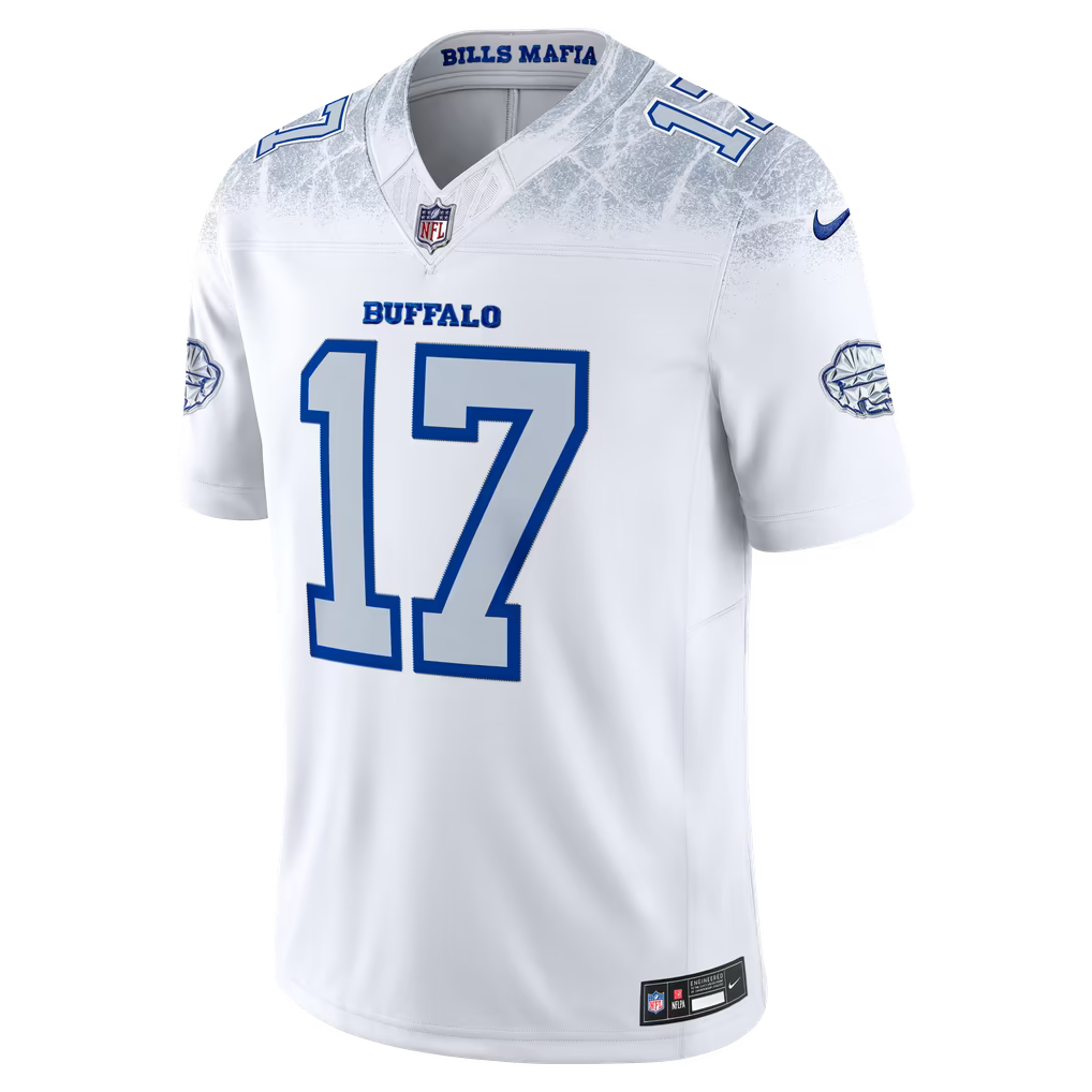Men's Buffalo Bills Josh Allen Vapor F.U.S.E. Stitched Limited Jersey