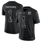 Men's Micah Parsons Green Bay Packers 2026 Salute to Service Stitched Limited Jersey - Black