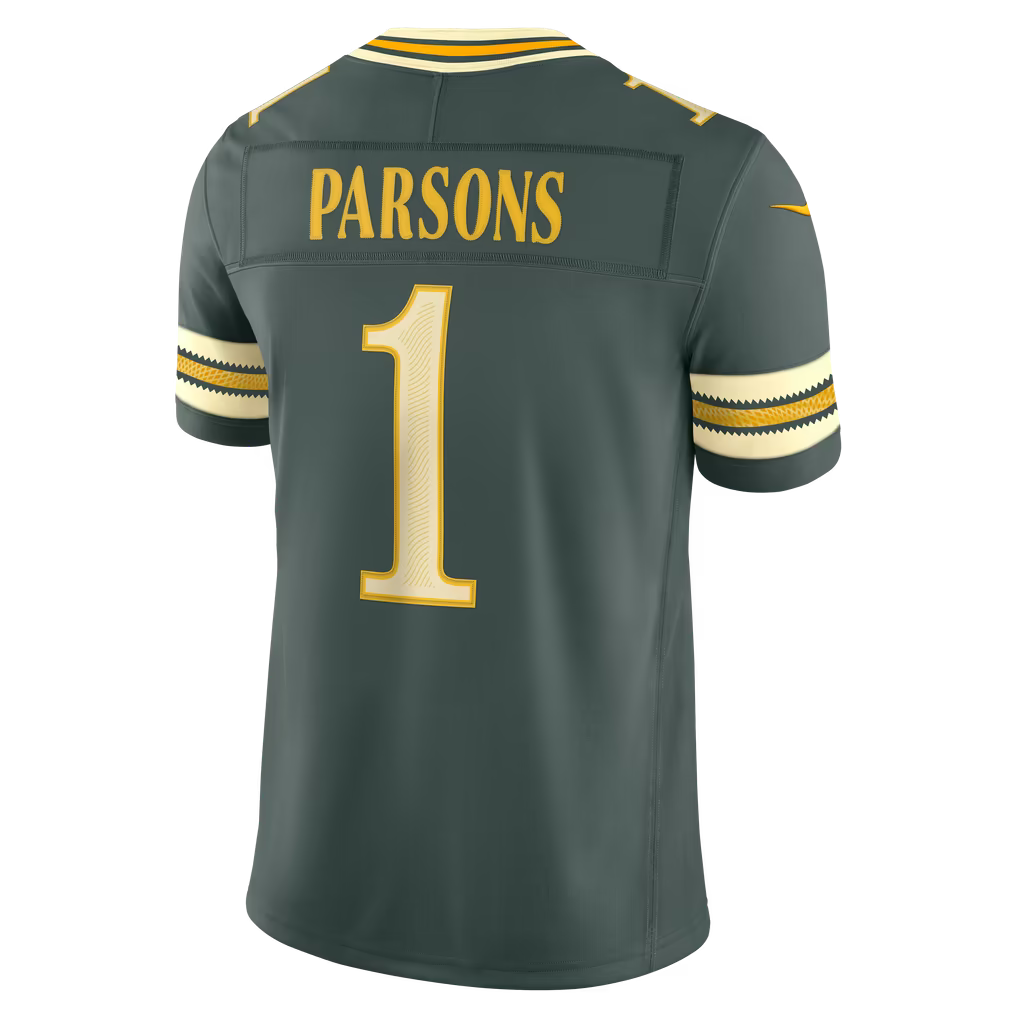 Men's Micah Parsons Green Bay Packers 2026 Rivalries Collection Stitched Limited Jersey - Green