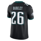 Men's Philadelphia Eagles Saquon Barkley Black Alternate Vapor F.U.S.E. Stitched Limited Jersey