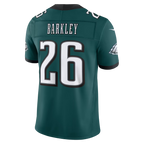Men's Philadelphia Eagles Saquon Barkley Black Alternate Vapor F.U.S.E. Stitched Limited Jersey