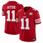 Men's Brandon Aiyuk #11 San Francisco 49ers Team Vapor F.U.S.E. Stitched Limited Jersey